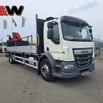 DAF FA LF 230 DROPSIDE WITH CRANE